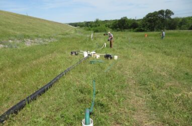 Relief Well Cleaning and Pump Testing at Lewisville Dam – Denton County, TX